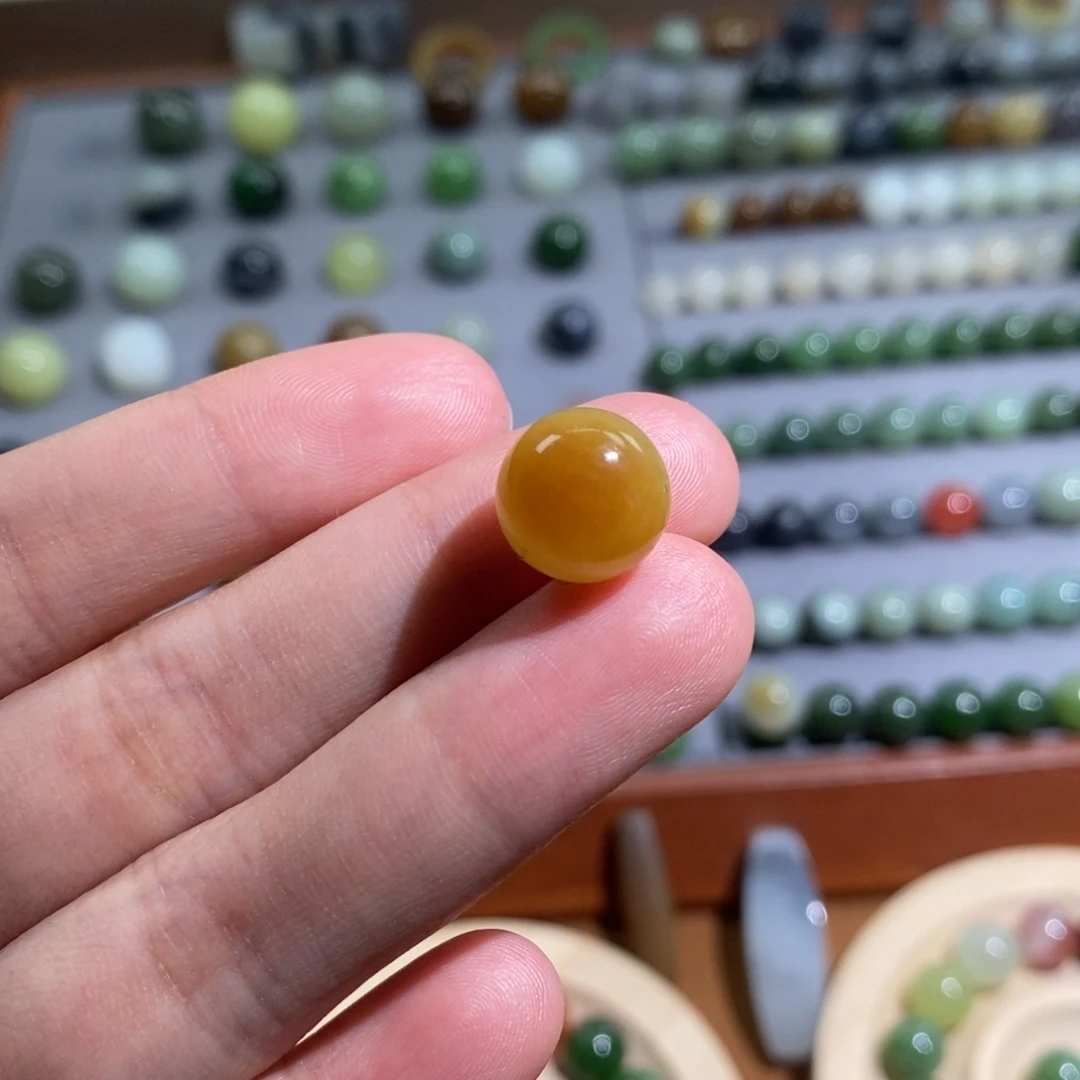 和田玉未镶嵌颈饰11.7mm