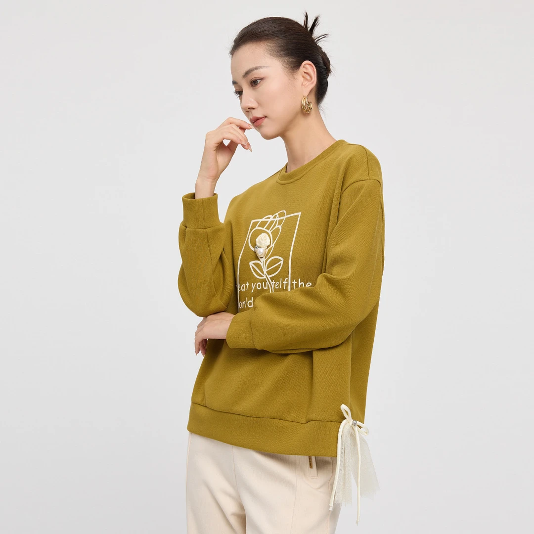 【小余专属】印花圆领打底卫衣GD312737