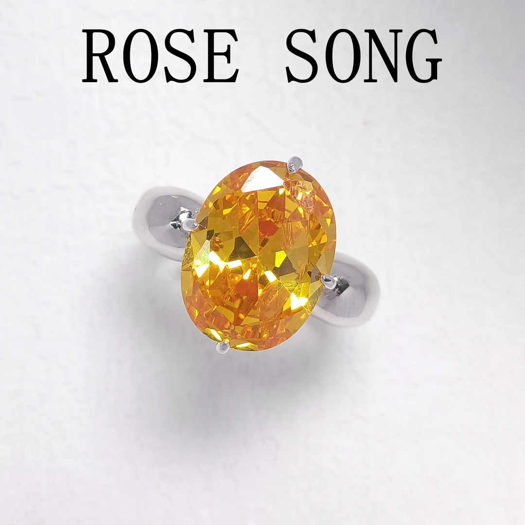 铜合金合成锆石戒指 WFXLM-002012【雅珀幽光】戒指气质简约精致