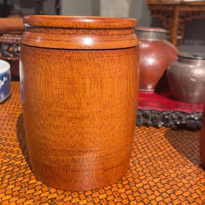 紫砂老竹制茶仓老竹制茶仓老竹根茶仓