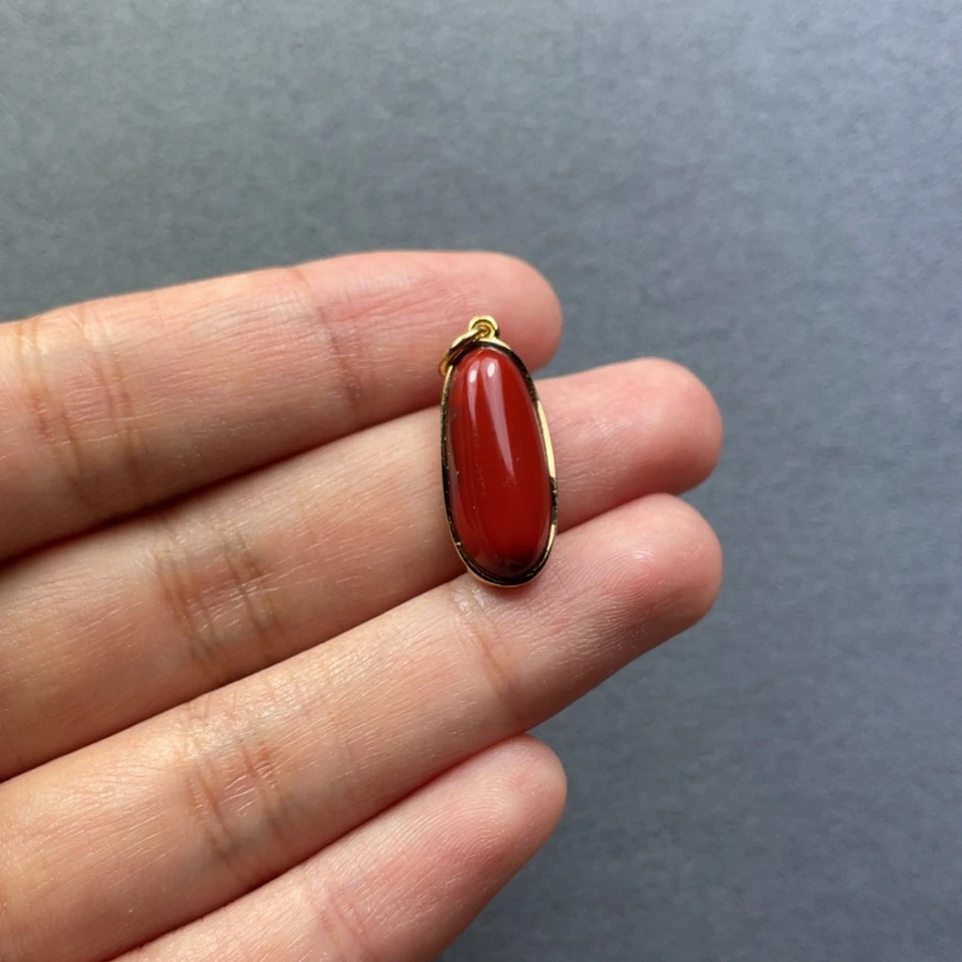南红玛瑙未镶嵌配饰22mm