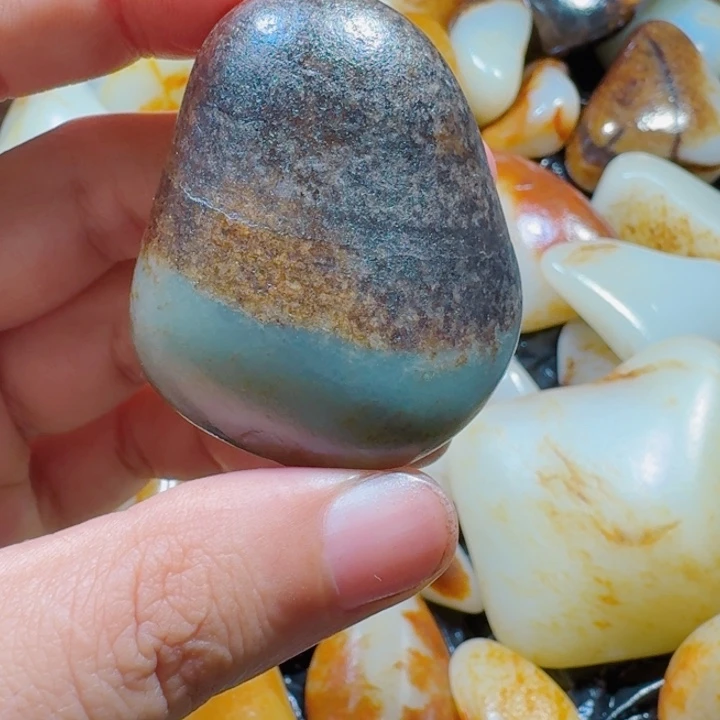 和田玉未镶嵌挂件64克