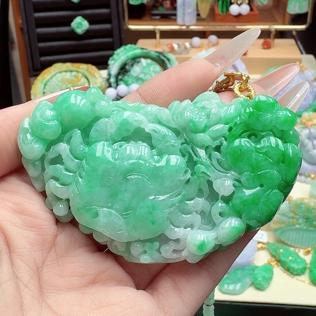 颈饰未镶嵌翡翠翡翠吊坠