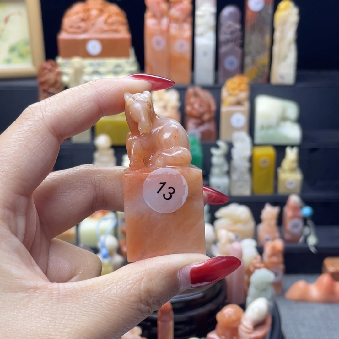 印石寿山石马驹印章