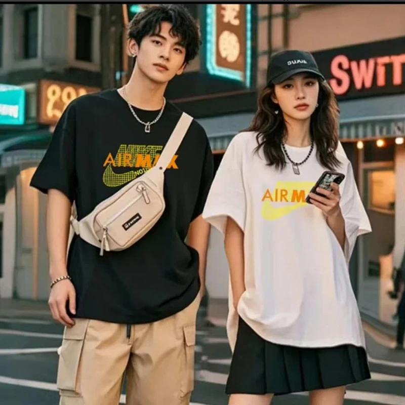 【一折粉丝福利】潮牌短袖T恤时尚休闲夏季男女同款