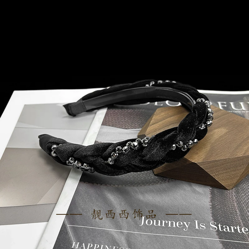 【LXX靓西西】011 发箍1.5厘米绒布气质感秋款防滑宽发箍