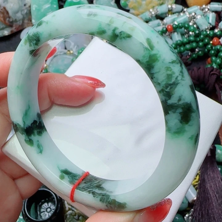 未镶嵌手镯翡翠天然A货25