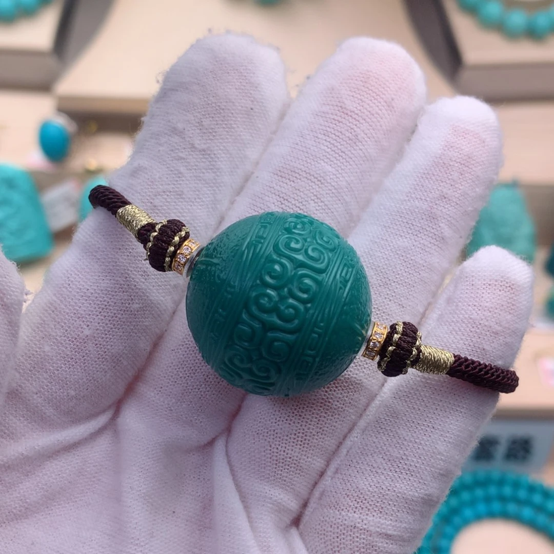 绿松石珠宝奇石未镶嵌