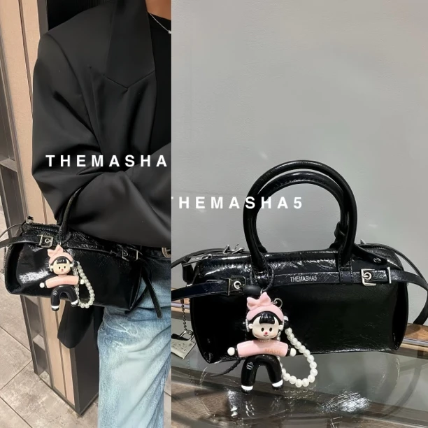 2025新71532小众设计高级感手提法棍包轻奢百搭简约单肩斜挎包