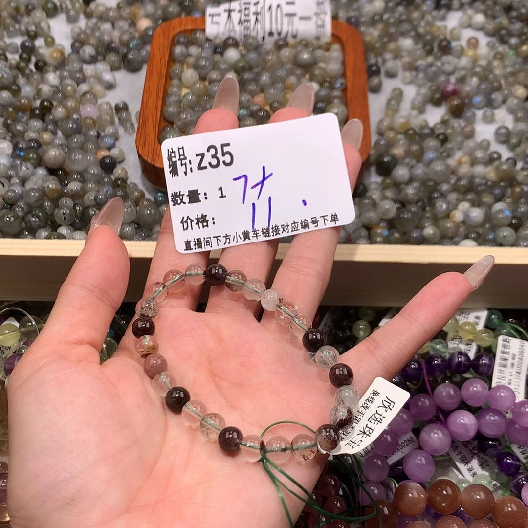 水晶手串未镶嵌35¥@k k k k k k