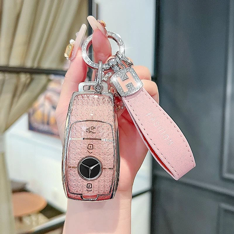 2024款奔驰GLS450钥匙套20/21/22/23/24款GLS400新款汽车高档女扣