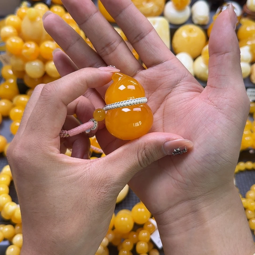 未镶嵌蜜蜡珠宝奇石葫芦