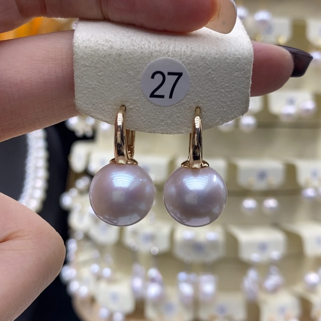 耳饰淡水珍珠银S925镶嵌