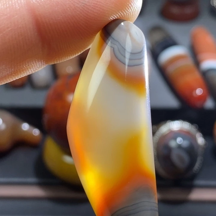 玛瑙/玉髓未镶嵌挂件