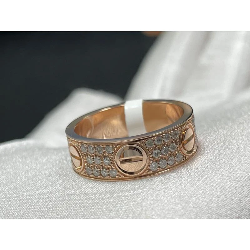 （双12）18k金满天星戒指宽版   多样性发一件