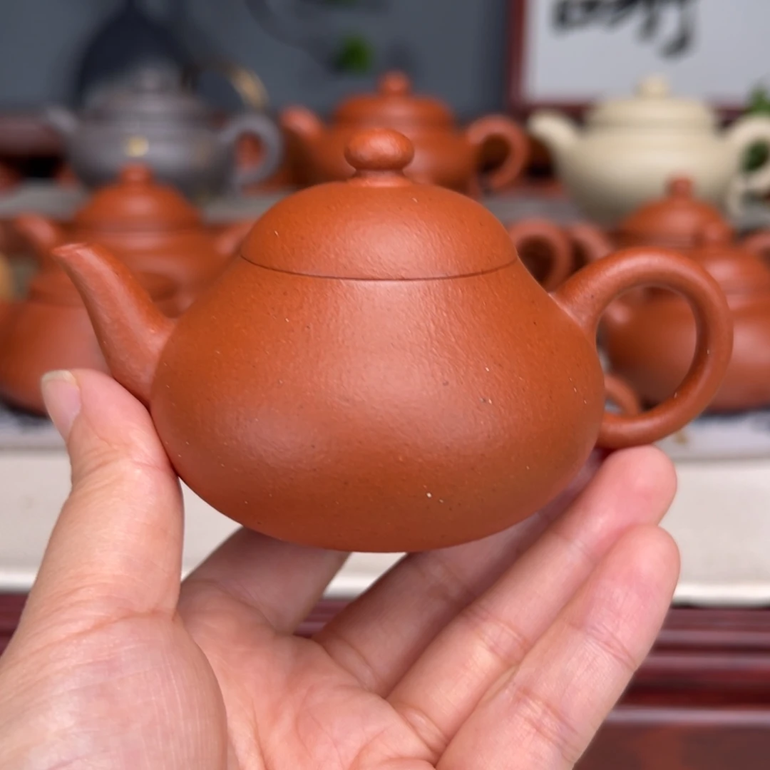 茶壶紫砂宝山红泥120