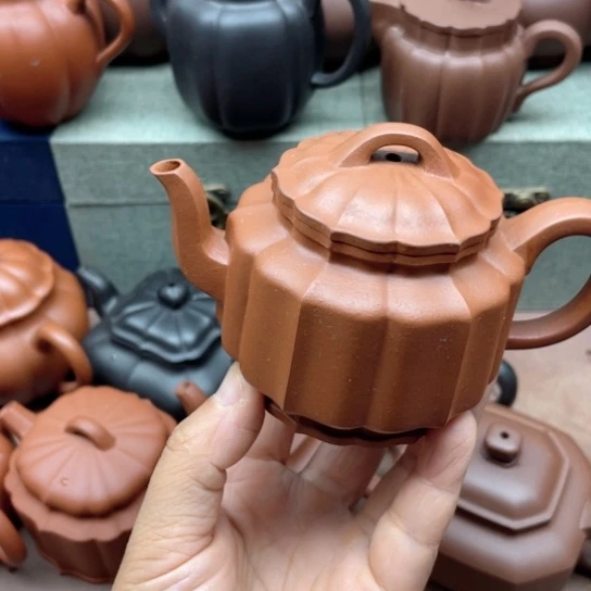 【闪购商品】茶壶紫砂美****）紫砂壶筋纹壶