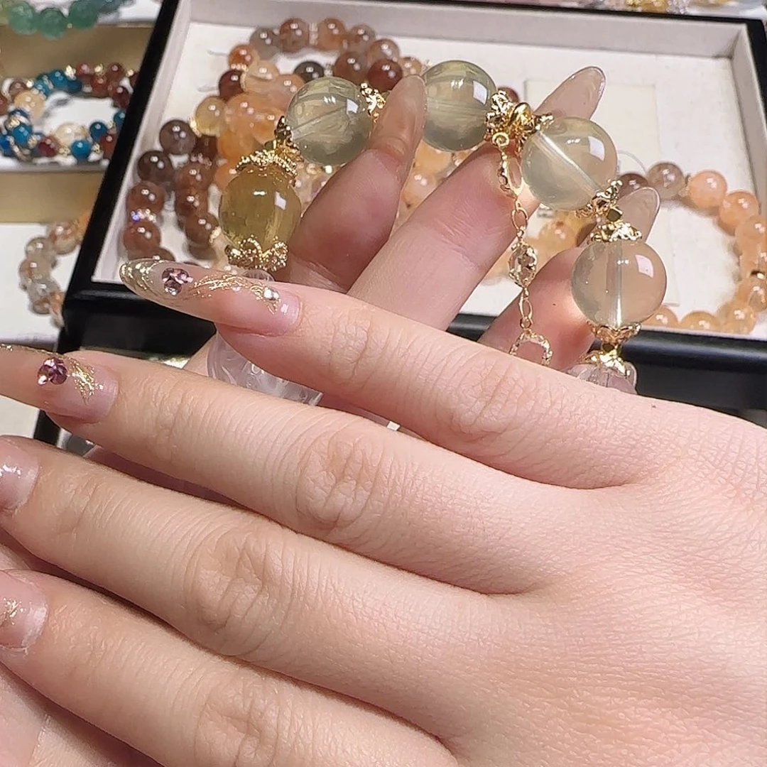 水晶手链未镶嵌绘**兮把