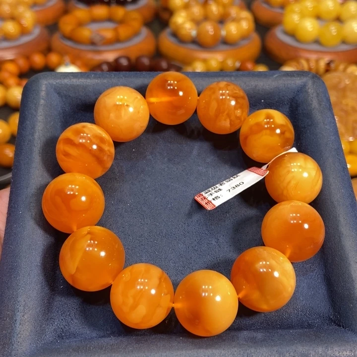 蜜蜡手链未镶嵌蜜蜡