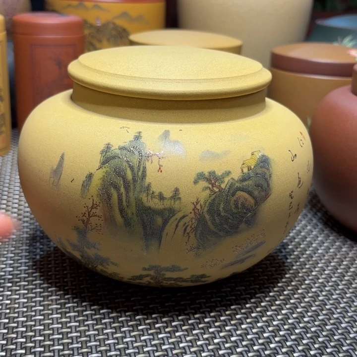 紫砂茶叶罐中高端紫砂茶叶罐