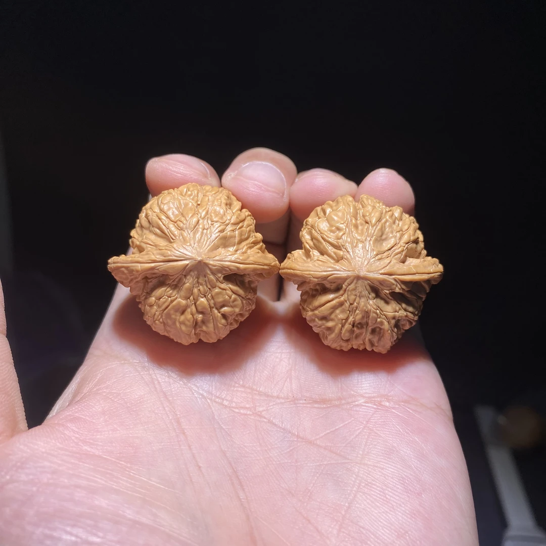 E02号34尺寸野生小众全品无修文玩核桃一物一图打好底