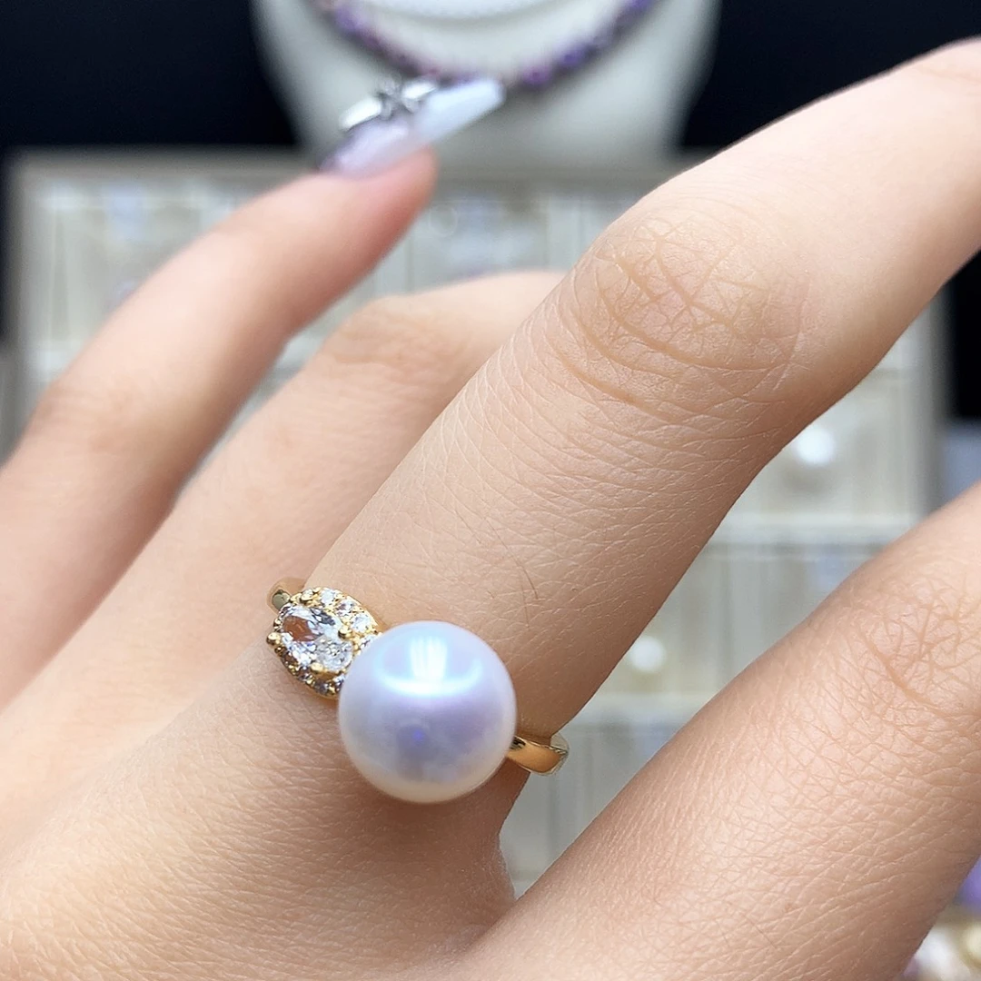 淡水珍珠合金颈饰