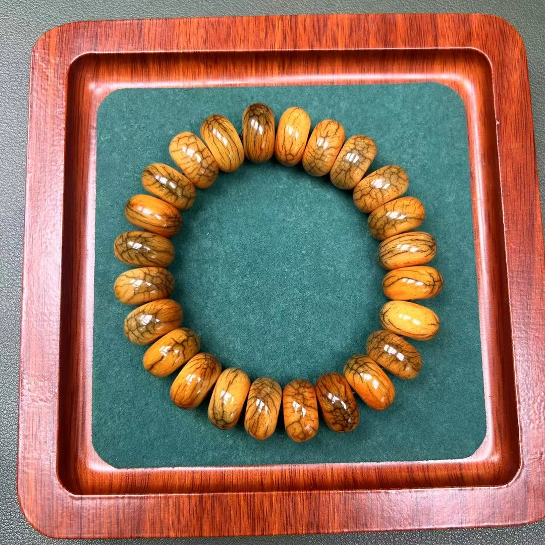 非金属珐琅手链 精美藏式高端手串16mm