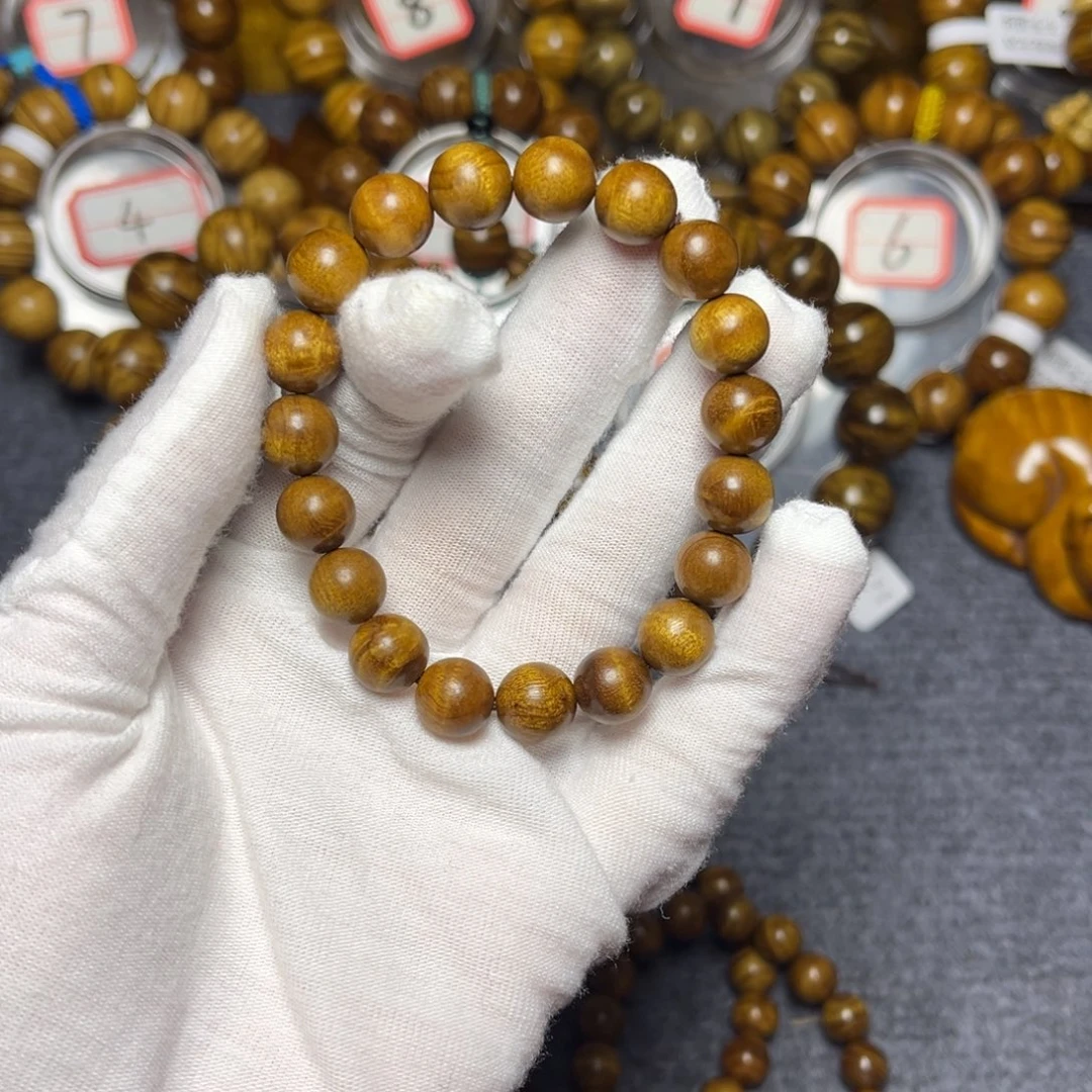 手串/手链楠木（金丝楠）红油底1.0水波118