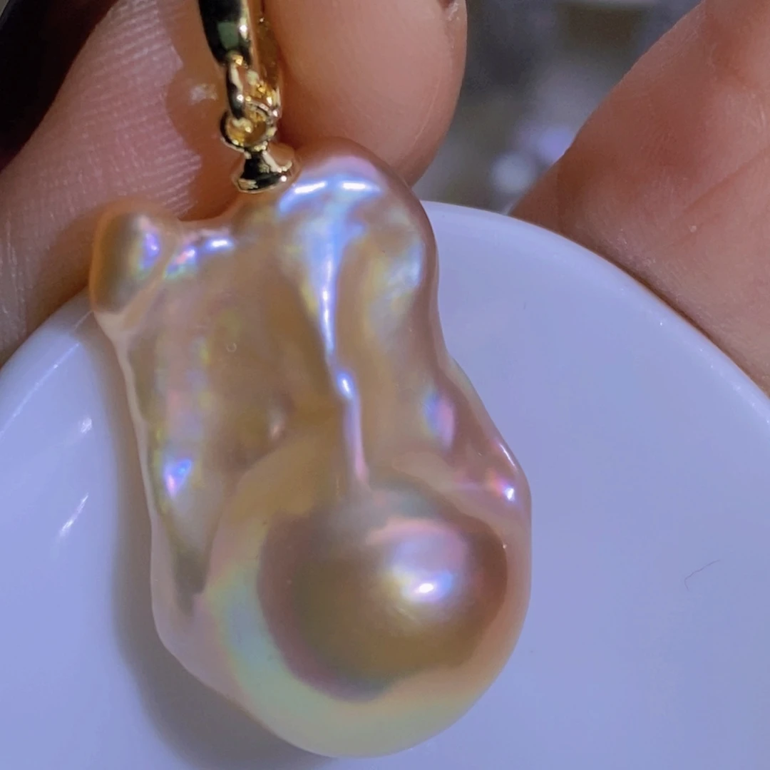 淡水珍珠淡水珍珠银S925镶嵌