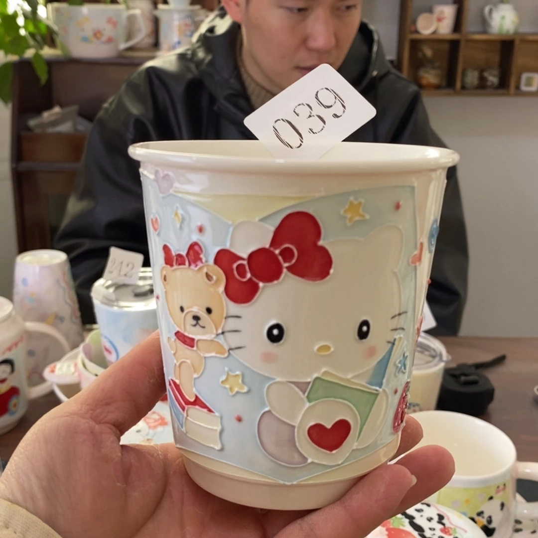 瓷片景德镇釉下彩手绘