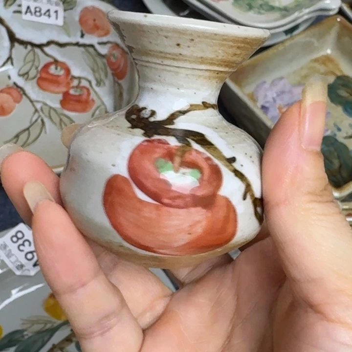 小花器景德镇高温陶瓷888