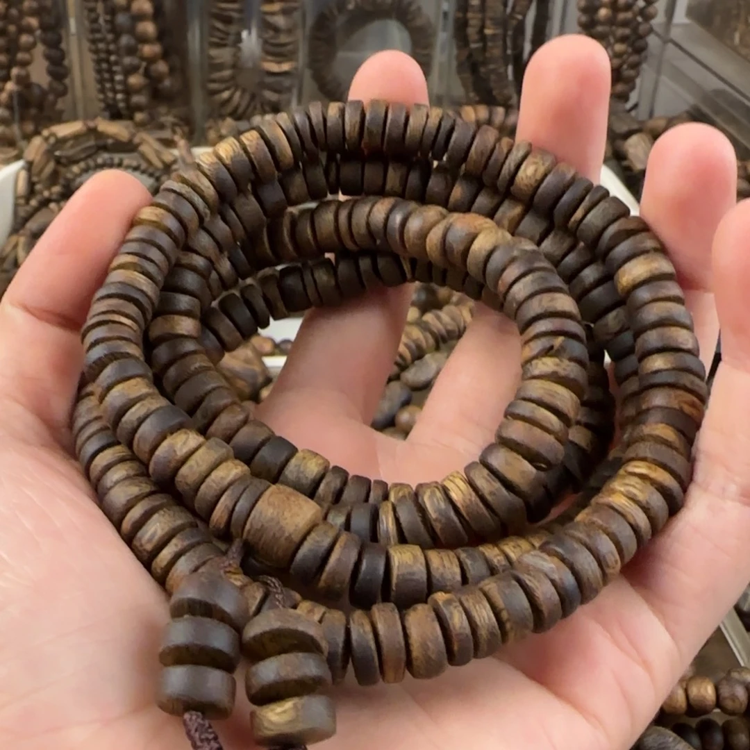 诗***尔沉香手串奇楠手串25克