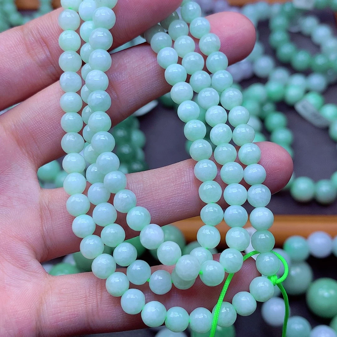 翡翠未镶嵌毛衣链