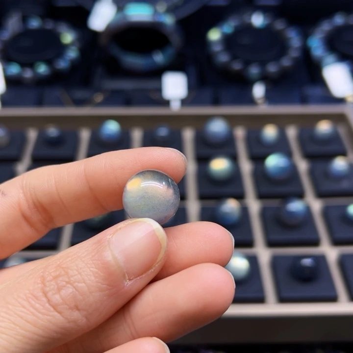 拉长石裸石未镶嵌ℳ****发裸石