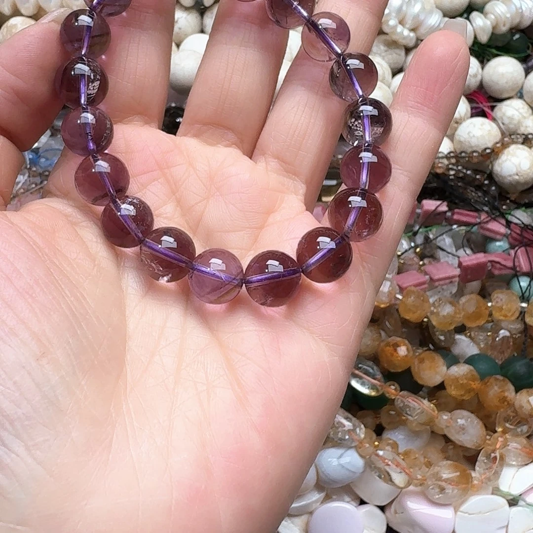 翡***香玛瑙/玉髓合金珠宝半成品拍3份发一条10m紫水晶手串