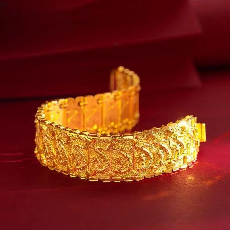 合金手链 龙纹手链新款男款首饰饰品时尚潮流精美霸气百搭不掉色