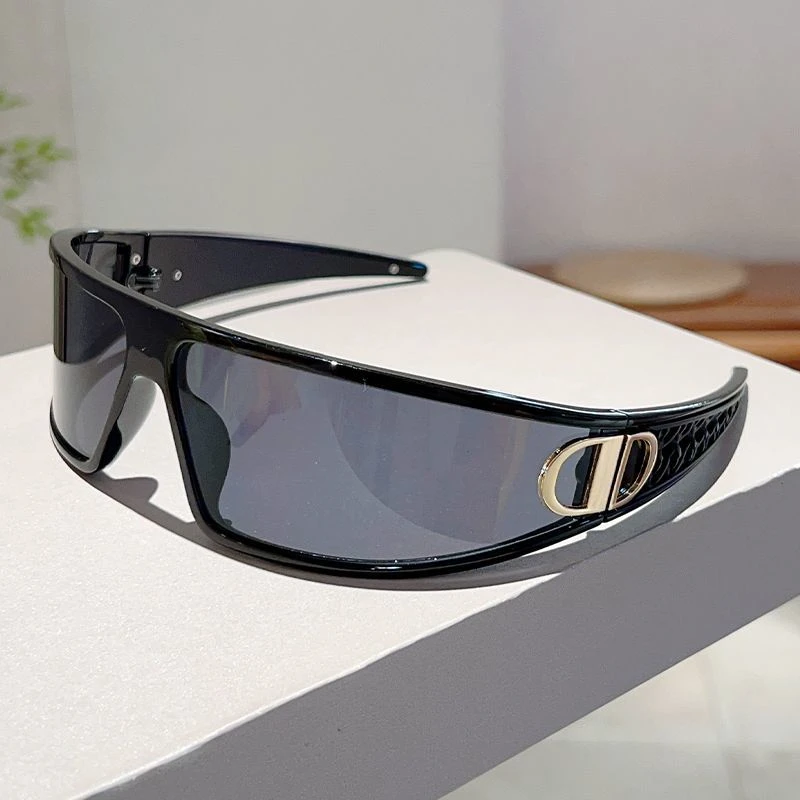 明星同款潮流辣妹装饰眼镜发箍太阳镜二合一高级感素颜百搭墨镜女