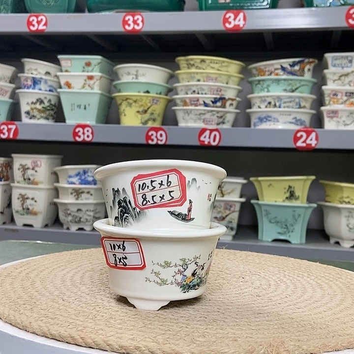 紫砂紫砂花盆0238