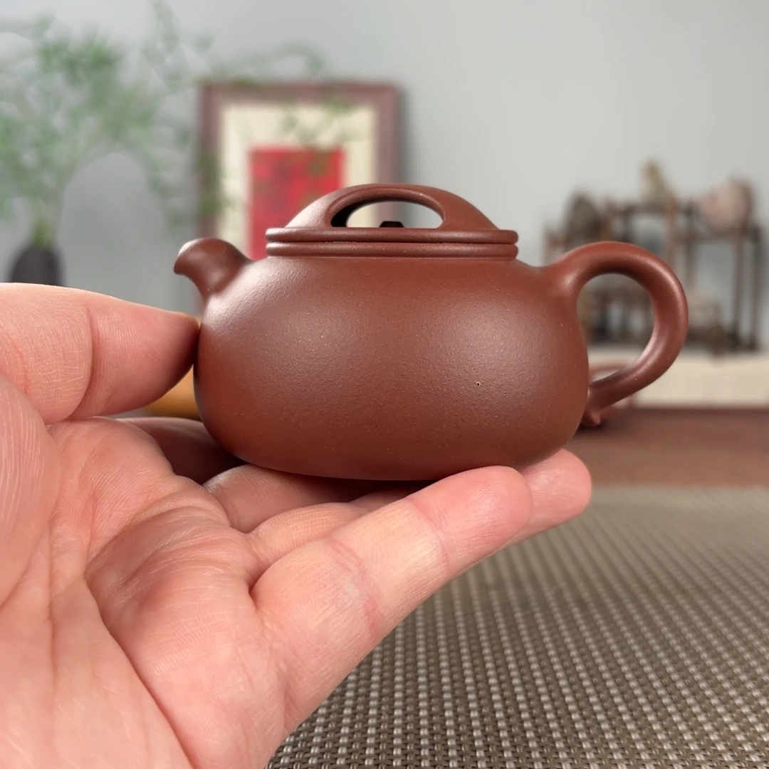 紫砂茶壶黄龙山原矿紫砂壶150