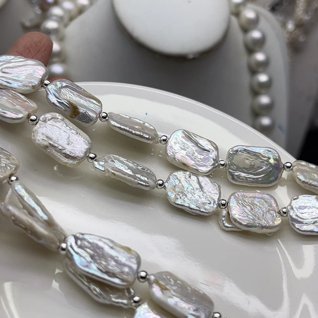 戒指银S925镶嵌淡水珍珠