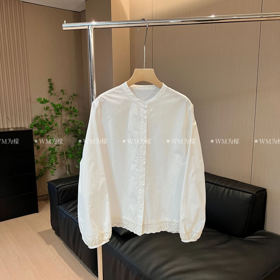 WMeng.【文艺小白】2025春 经典百搭减龄文艺调白衬衣