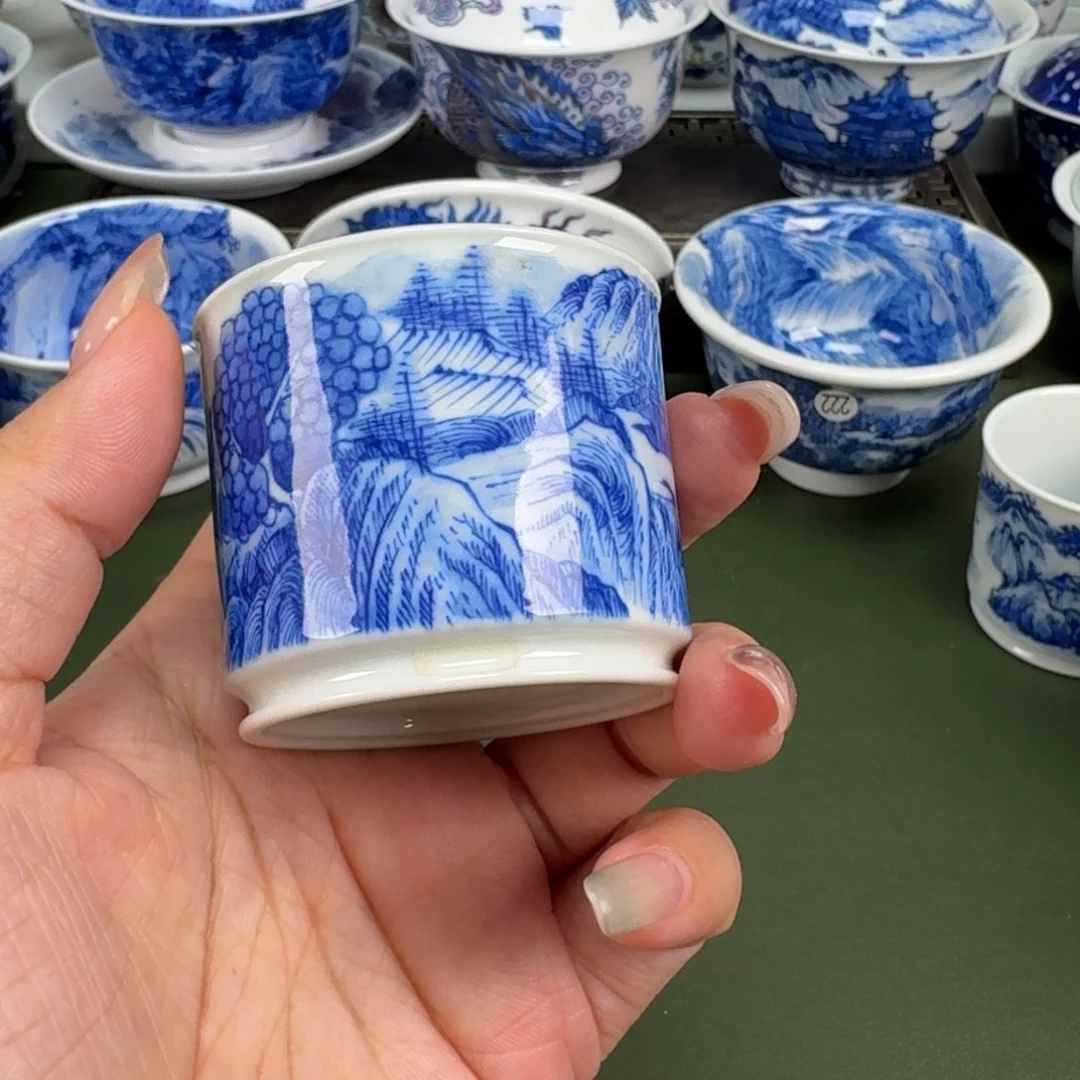 景德镇纯手工手绘茶器蒙蒙