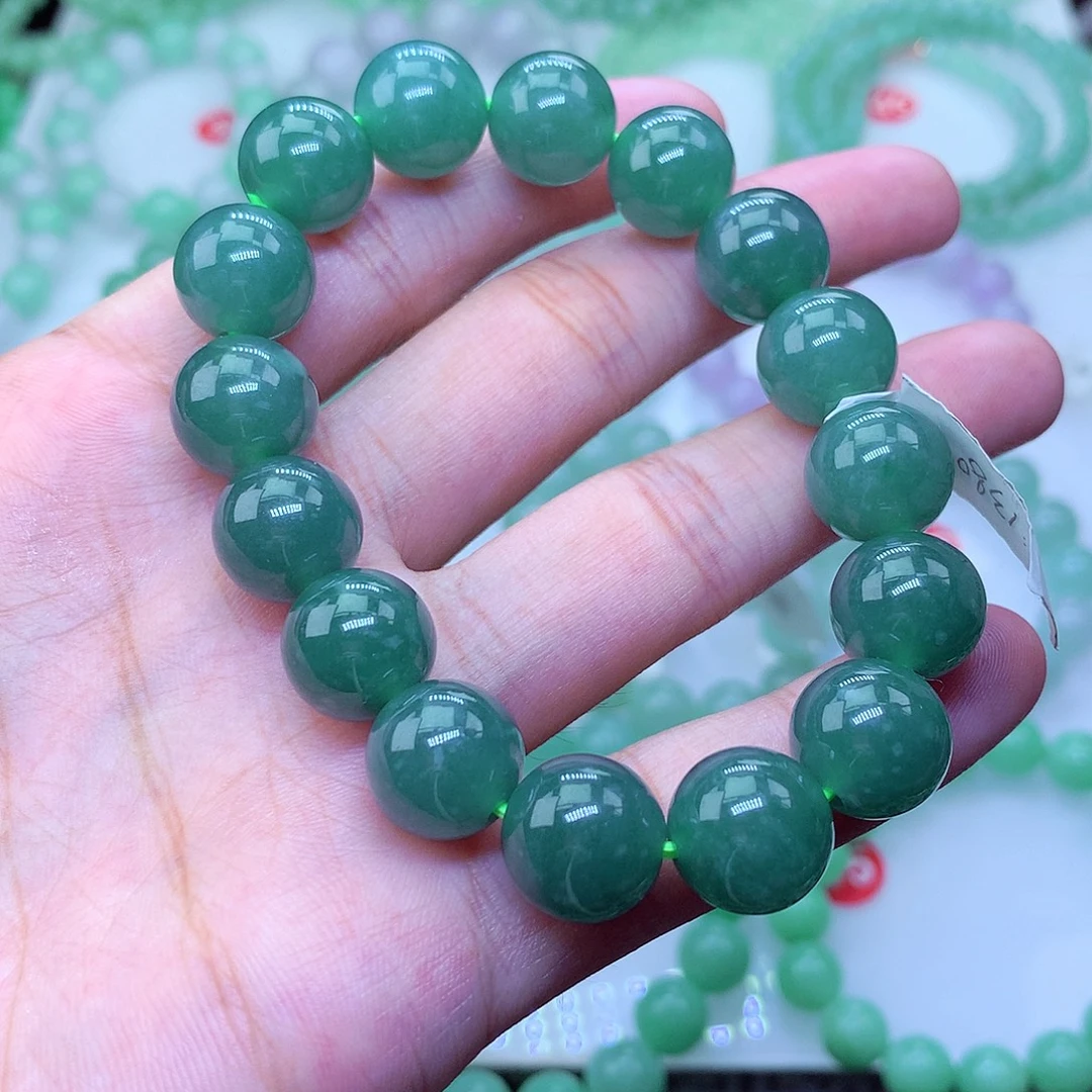 翡翠未镶嵌毛衣链