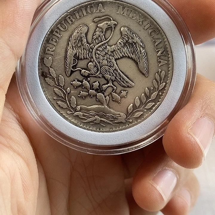 银Ag900宋****币1884鹰洋全羽毛一枚