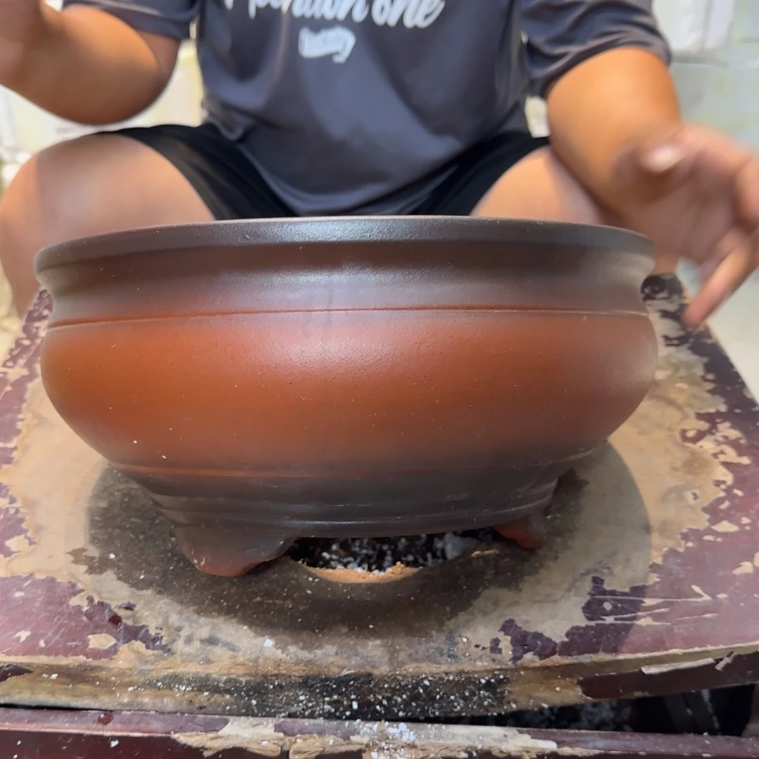 紫砂花盆口径26厘米