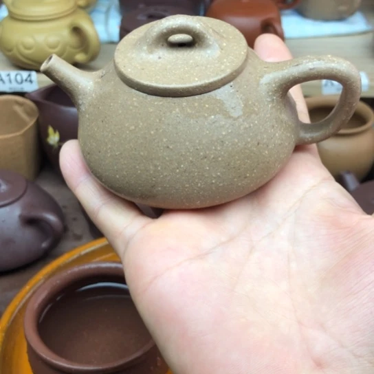 茶壶紫砂青段泥子冶130豪升左右