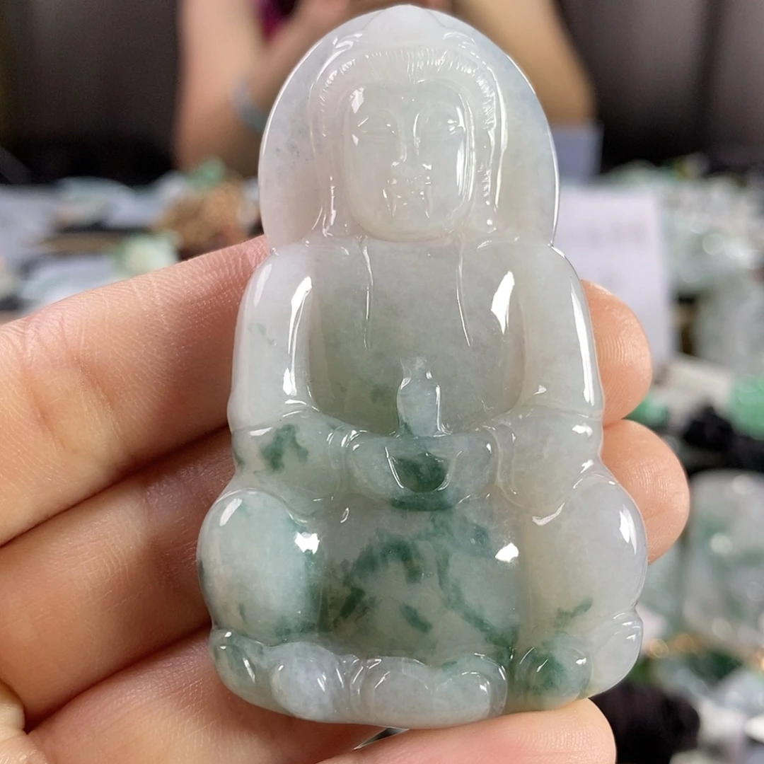 翡翠未镶嵌颈饰吊坠