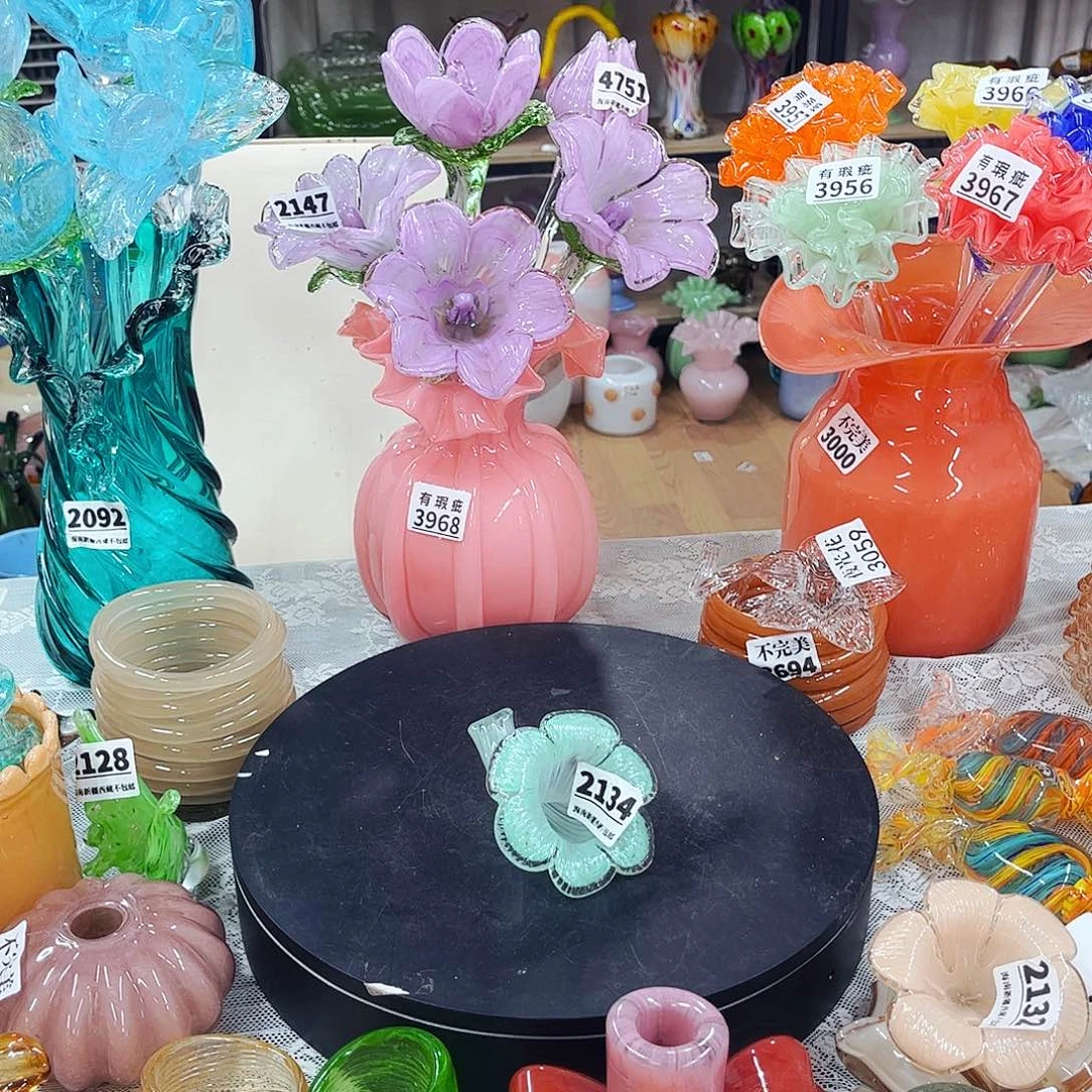 2134花摆件 家悦琉璃工艺品