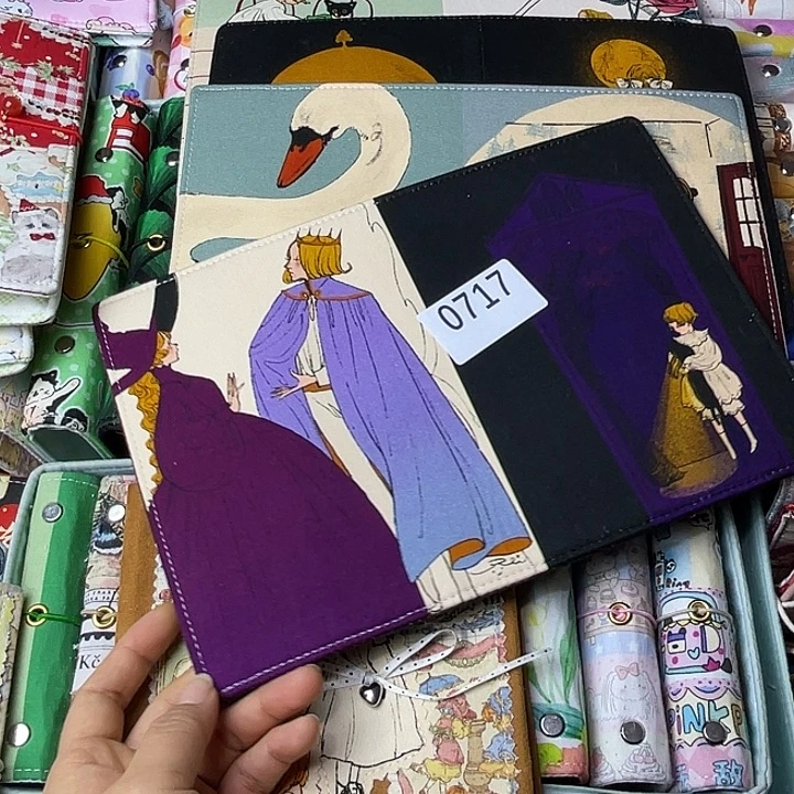 织绣A6 活页不加纸打孔717