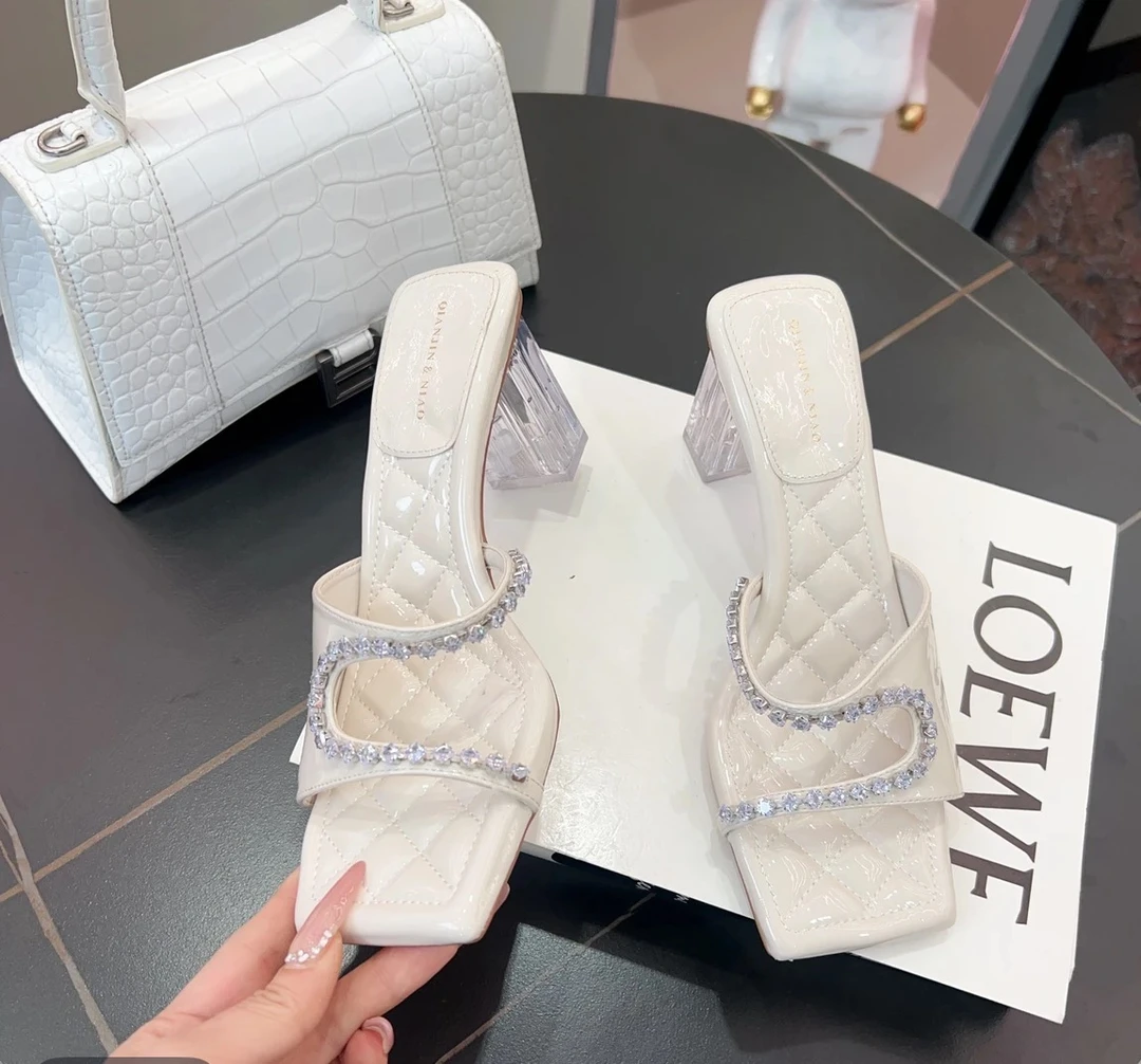 131185米色（8厘米）高跟鞋